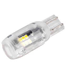 Автолампа диод T10 (W5W) 12/24V 15 SMD без цоколя 1-конт Белая SKYWAY комп.2 шт