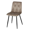 Стул "Регги" каркас Муар черный, велюр (Velluto 03 мика), СРП-066 (СРП 066) 