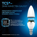 Лампа светодиодная свеча Е14 6.5W 550lm 6500К Gauss 103101307 (103101307) 