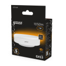 Лампа Gauss GX53 11W 1050lm 3000K LED  (108008111) 