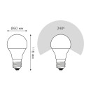 Лампа светодиодная Е27 A60 15W 1480lm 6500K Gauss Elementary 23235 (23235) 