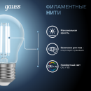 Лампа светодиодная, груша (A60), E27, 10Вт, 220, 4100K, Filament Gauss (102802210) 