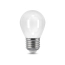 Лампа Gauss Filament Шар 5W 450lm 4100К Е27 milky LED  (105202205) 