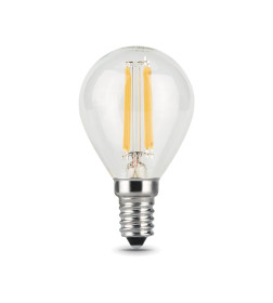 Лампа Gauss Filament Шар 9W 680lm 2700К Е14 LED 