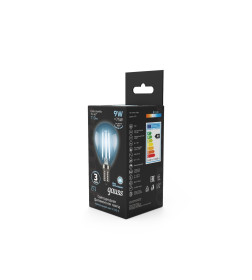 Лампа Gauss Filament Шар 9W 710lm 4100К Е14 LED 