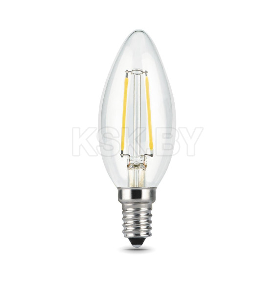 Лампа Gauss Filament Свеча 5W 450lm 4100К Е14 диммируемая LED  (103801205-D) 