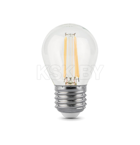 Лампа Gauss Filament Шар 5W 450lm 4100К Е27 диммируемая LED  (105802205-D) 