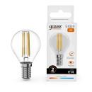 Лампа Gauss Filament Elementary Шар 8W 510lm 2700К Е14 LED  (52118) 