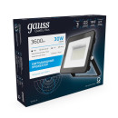 Прожектор Gauss Qplus 30W 3600lm 6500K 175-265V IP65 черный LED  (613511330) 