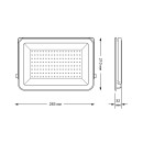 Прожектор Gauss Qplus 100W 12000lm 6500K 175-265V IP65 черный LED  (613511100) 