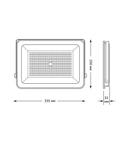 Прожектор Gauss Qplus 150W 18000lm 6500K 175-265V IP65 черный LED 