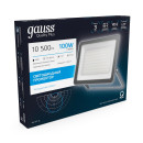 Прожектор Gauss Qplus 100W 10500lm 6500K 175-265V IP65 графитовый LED  (690511100) 