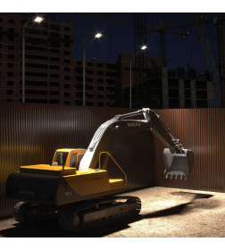 Прожектор светодиодный Gauss Elementary 150W 12750lm IP65 6500К ПРОМО G2 черный 