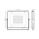 Прожектор Gauss Elementary 200W 16000lm 6500К IP65 черный LED  (691511200) 