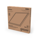 Светильник офисный LED 36W 3200lm 6500K IP20 595х595х19 мм (матовый) Gauss 842123340 (842123340) 