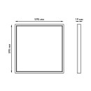 Светильник офисный LED 36W 3200lm 6500K IP20 595х595х19 мм (матовый) Gauss 842123340 (842123340) 