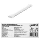 Светильник светодиодный матовый Gauss IP20 592*75*25мм 20W 1720Лм 6500K WLF-1 алюминий  (144124318) 