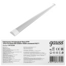 Светильник светодиодный матовый Gauss IP20 1192*75*25мм 40W 3600Лм 4000K WLF-1 алюминий  (144125236) 