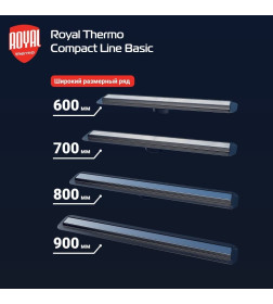 Трап душевой Royal Thermo с сухим затвором Compact Line Basic 900