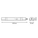 Светильник линейный матовый LED 45Вт 4500lm 4000К 185-265V IP65 1490х40х30 мм Ultracompact Gauss 143426245 (143426245) 