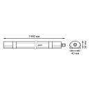 Светильник линейный матовый LED 45Вт 4550lm 6500К 185-265V IP65 1490х40х30 мм Ultracompact Gauss 143426345 (143426345) 