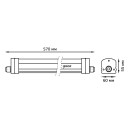 Светильник LED 18Вт 1700lm 4000К 185-265V IP65 570х60х55 мм (матовый, соединение в линию) Gauss Universal 843424218 (843424218) 