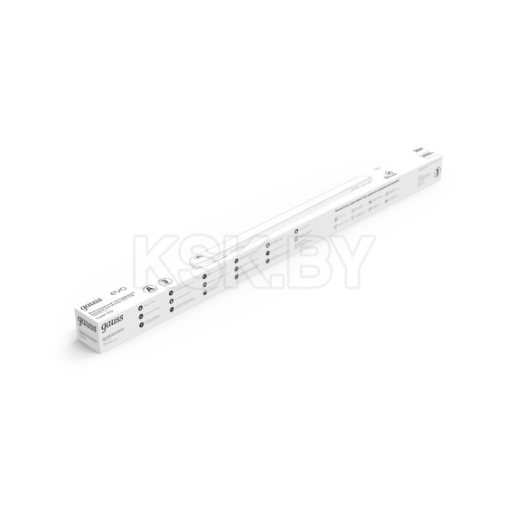 Светильник LED 36W 3960lm 6500K 200-240V IP65 1200х76х66 мм (с БАП на 1 ч) Gauss ССП-176 EVO 864425336A (864425336A) 