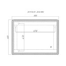 Зеркало с подсветкой Домино Берлин Sansa 800х600 GL7022Z (GL7022Z) 