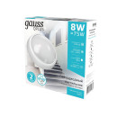 Светильник LED Gauss IP54 D175*76 8W 670lm 4000K 160-260V Qplus  круг с оптико-микроволновым сенсором  (142411208-S) 