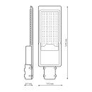 Светильник уличный LED Avenue IP65 150W 15 000lm 5000K 190-250V КСС 