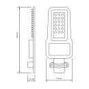 Светильник уличный LED Qplus IP65 50W 6000lm 5000K 120-260V КСС 