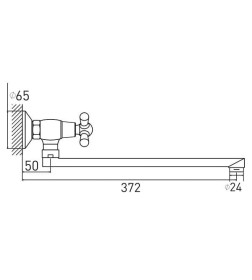 Смеситель для ванны Gross Aqua Retro, 7016083C-35L(F) H