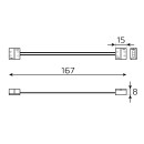 Набор коннекторов для светодиодной ленты 8 мм 3528/3014/2835 IP65 Gauss Basic BT435 (BT435) 