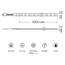 Лента Gauss Basic в комплекте LED 5050/30RGB+30W 12V 6W/m 390lm/m RGBW 10mm IP20 3m  (BT010) 