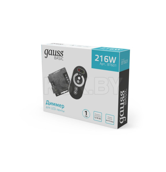 Диммер для светодиодной ленты LED 12V 216W Gauss Basic BT601 (BT601) 