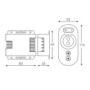 Диммер для светодиодной ленты LED 12V 216W Gauss Basic BT601 (BT601) 