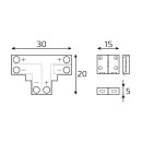 Набор коннекторов для светодиодной ленты 10 мм 5050 IP20 Gauss Basic BT431 (BT431) 