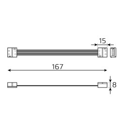 Коннектор для LED-ленты 10 мм RGB 5050 IP65 Gauss Basic BT437