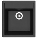 Мойка AquaSanita Rock SQR 100 601 AW black metallic (SQR 100 601) 