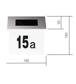 Светильник на солнечной батарее (номер дома) Solar GS091 6500K Gauss GS091