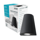 Светильник садово-парковый настенный архитектурный 1хGU10, 35W, IP54 125х88х156 мм Gauss Sigma GD163 (GD163) 