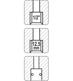 Соединение быстросъем. с внутренней резьбой 1/2" YATO