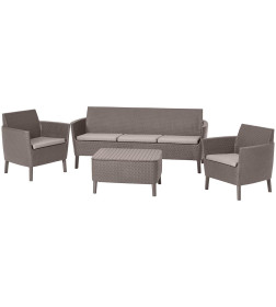 Набор садовой мебели Keter Salemo 3 seater set, капучино