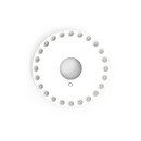 Фонарь кемпинговый Gauss модель GFL003 24LED 300lm  3xAA белый магнит и карабин LED  (GF003) 