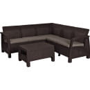 Набор пластиковой садовой мебели Keter Corfu Relax Set (коричнивый) (258949) 