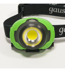 Фонарь налобный модель GFL302 3W 120lm 3xAAA LED Gauss