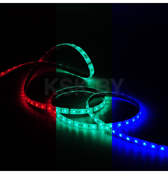 Лента Gauss LED 5050/60-SMD 14.4W 12V DC RGB IP66 (блистер 5м) (311000414) 