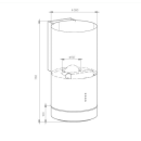 Вытяжка кухонная SCHTOFF O2 Black (O2 Black) 