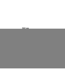 Светильник линейный матовый с кнопкой LED 8W 6500K 600лм 560х22х33 мм Gauss TL Elementary TL004