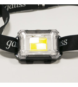 Фонарь налобный модель GFL304 3W 180lm 3xAAA LED Gauss